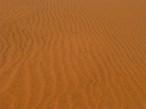 Unglaublich roter Sand