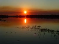 und am Zambesi-River der nächste traumhafte Sonnenuntergang