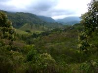 Lanquin -Blick aufs Tal