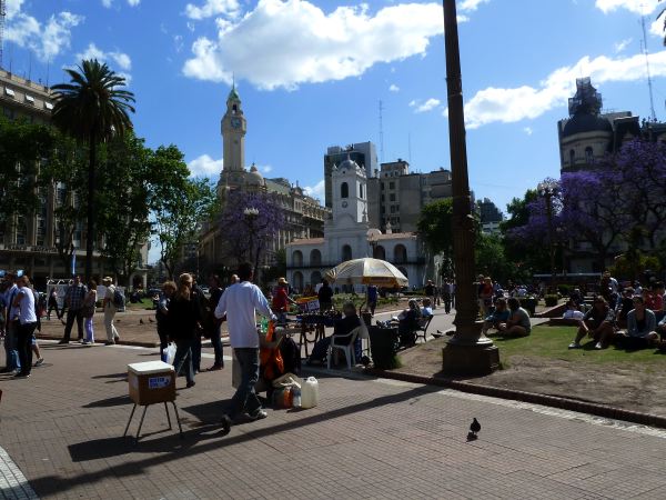 Am Plaza de Mayo