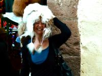 Eine neue Mütze für Andrea - Alpakawolle