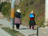 Neue Hutmode in Peru